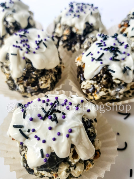 Halloween Popcorn Balls on White - Image 8