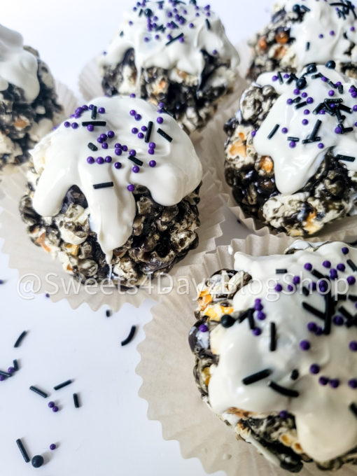 Halloween Popcorn Balls on White - Image 7