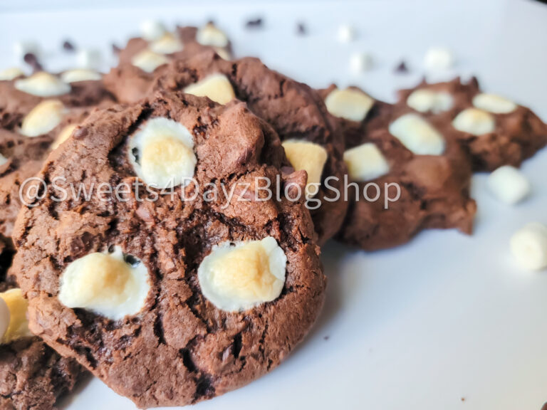 Hot Cocoa Cookies on White