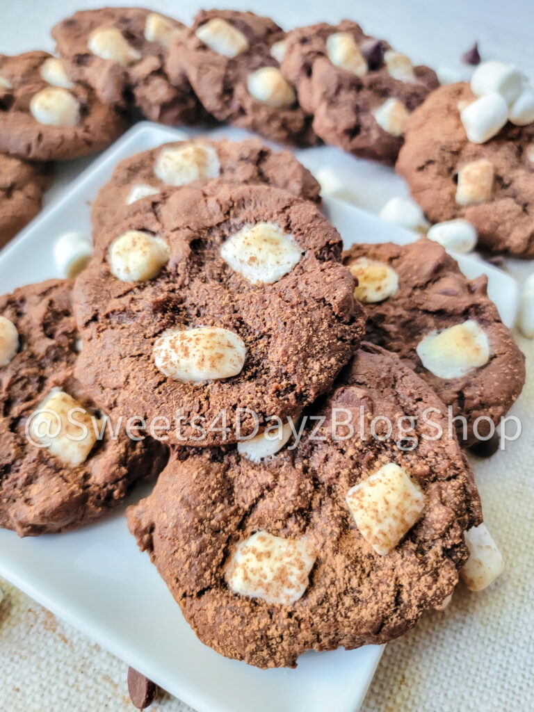 Hot Cocoa Cookies on Linen - Image 6