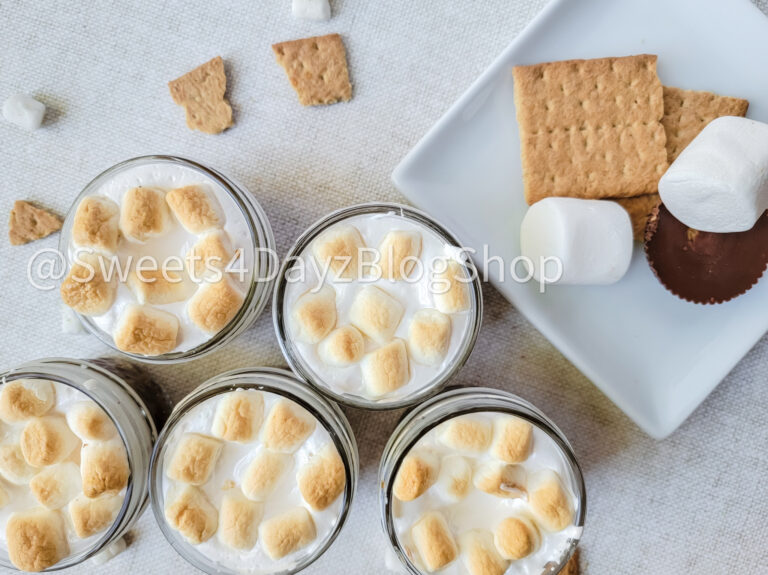 Peanut Butter S'mores Pie on Linen - Image 2