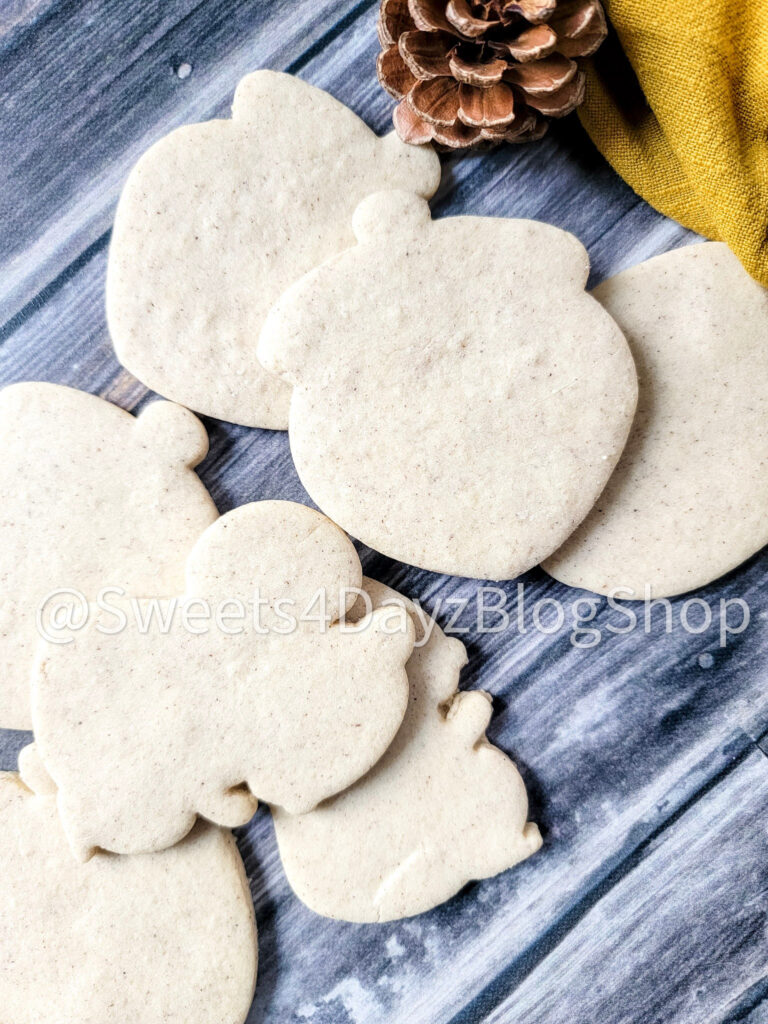 Snickerdoodle Cut Out Cookies on Grey Wood - Image 6