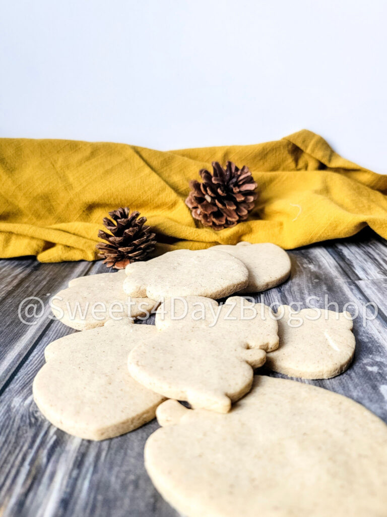 Snickerdoodle Cut Out Cookies on Grey Wood - Image 7