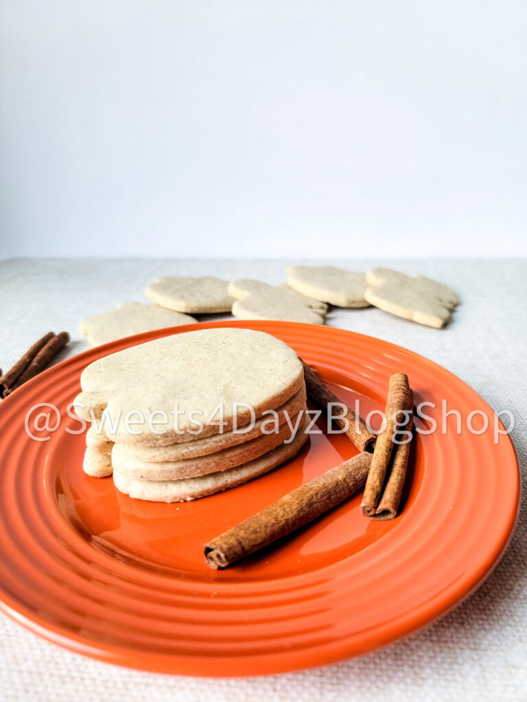Snickerdoodle Cut Out Cookies on Linen - Image 3