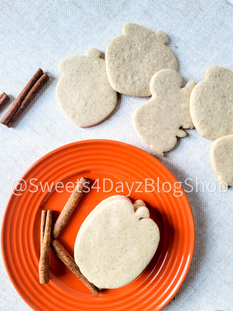 Snickerdoodle Cut Out Cookies on Linen - Image 4