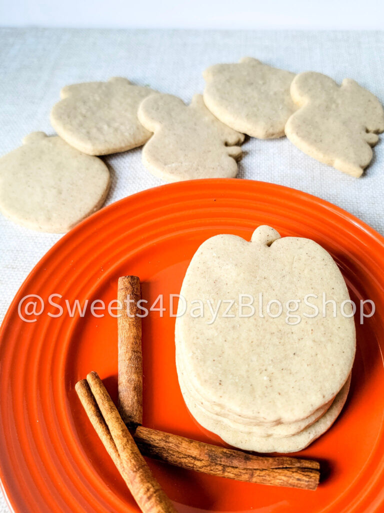 Snickerdoodle Cut Out Cookies on Linen - Image 5