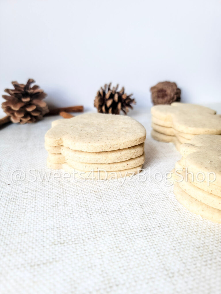 Snickerdoodle Cut Out Cookies on Linen - Image 8