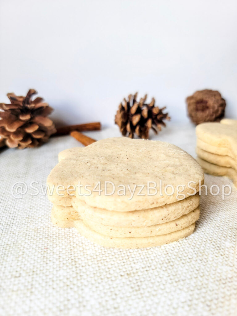 Snickerdoodle Cut Out Cookies on Linen - Image 10