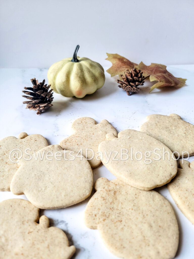 Snickerdoodle Cut Out Cookies on Marble
