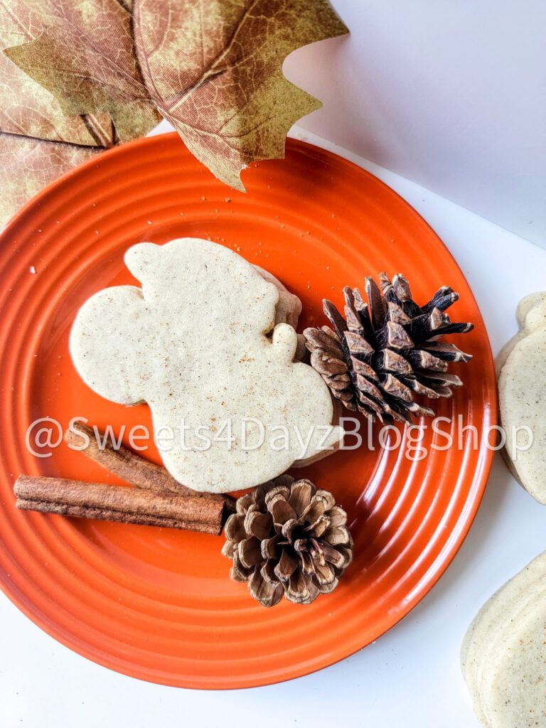 Snickerdoodle Cut Out Cookies on White