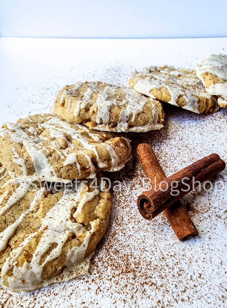 Carrot Cake Cookies on White