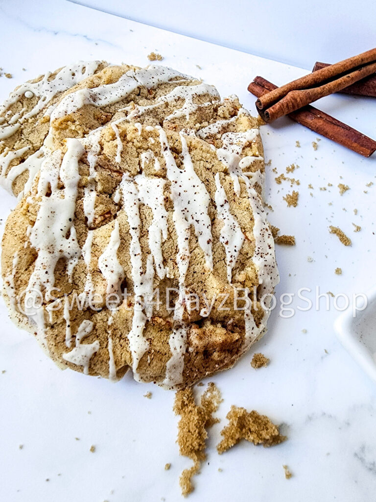 Carrot Cake Cookies on Marble - Image 3