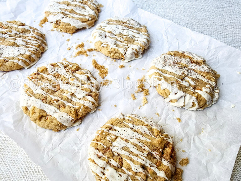 Carrot Cake Cookies on Linen - Image 5