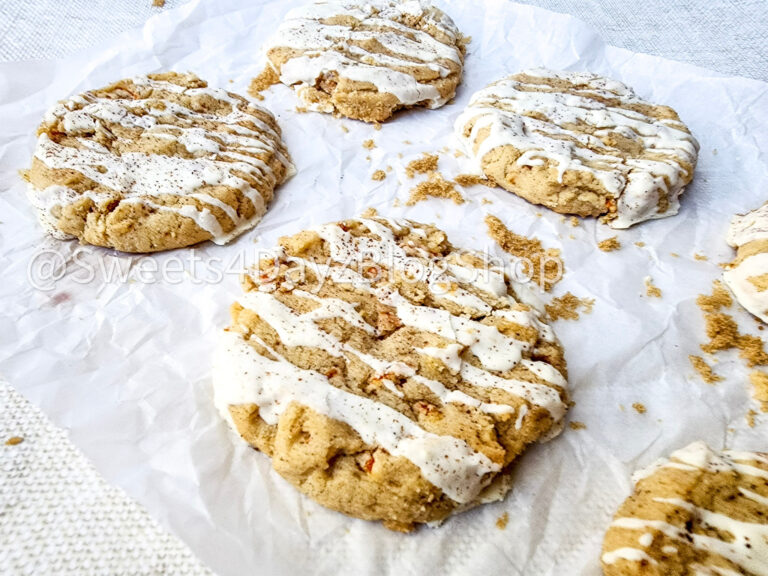Carrot Cake Cookies on Linen