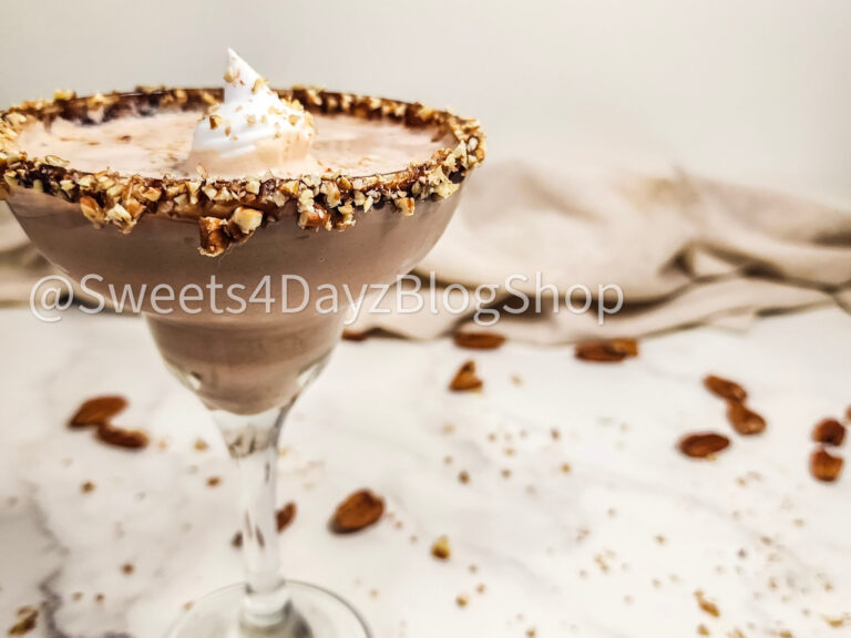 Pecan Pie Martini on Marble