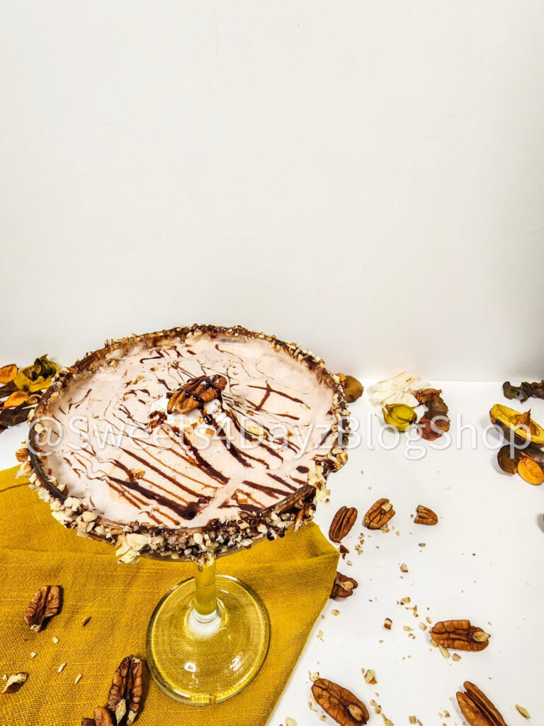 Pecan Pie Martini on White