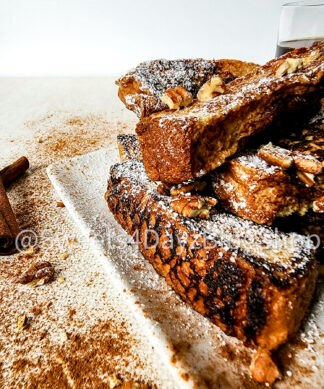 French Toast Sticks on Linen
