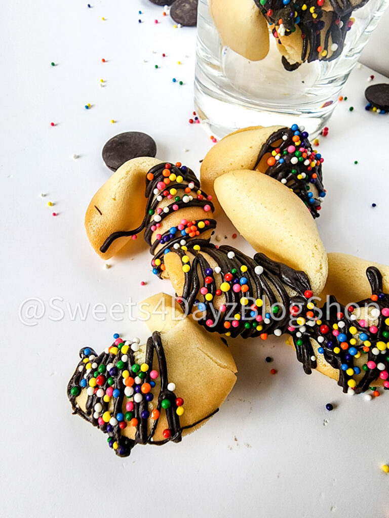Homemade Fortune Cookies on White - Image 2