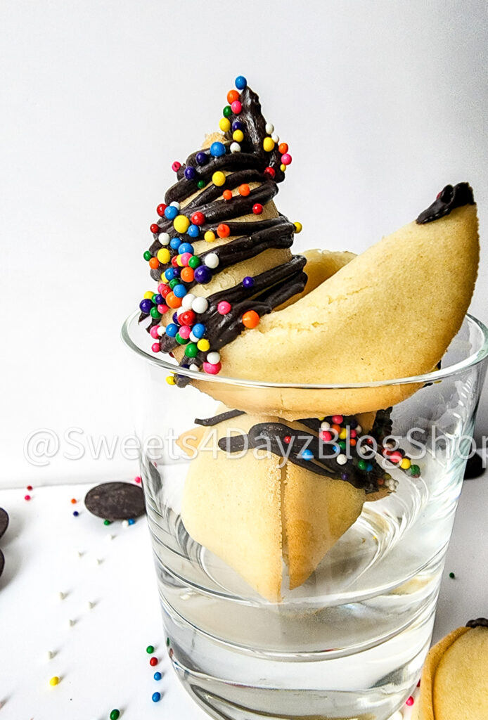 Homemade Fortune Cookies on White - Image 5