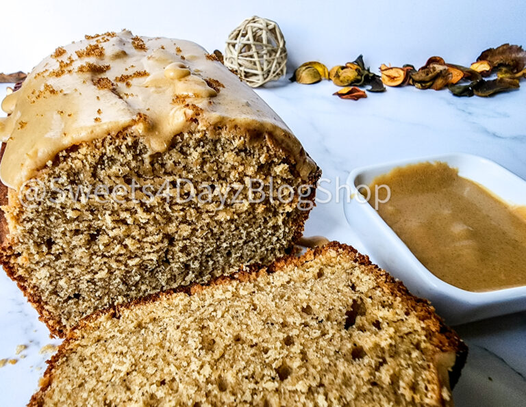 Brown Butter Old Fashioned Pound Cake on Marble - Image 4