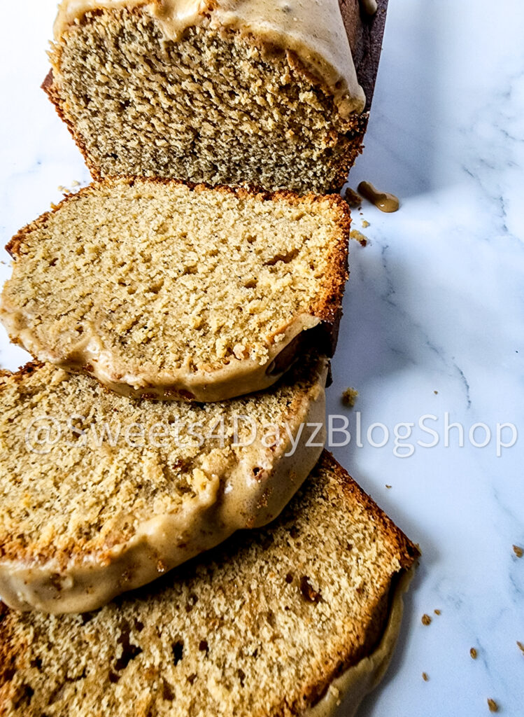 Brown Butter Old Fashioned Pound Cake on Marble - Image 6