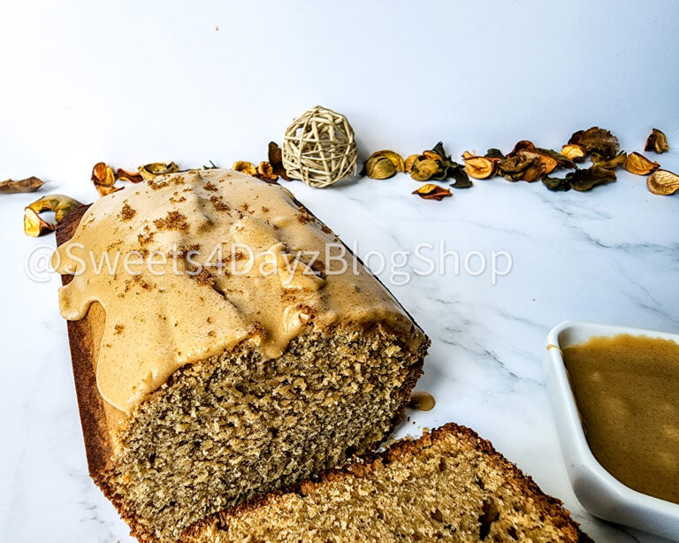 Brown Butter Old Fashioned Pound Cake on Marble - Image 8