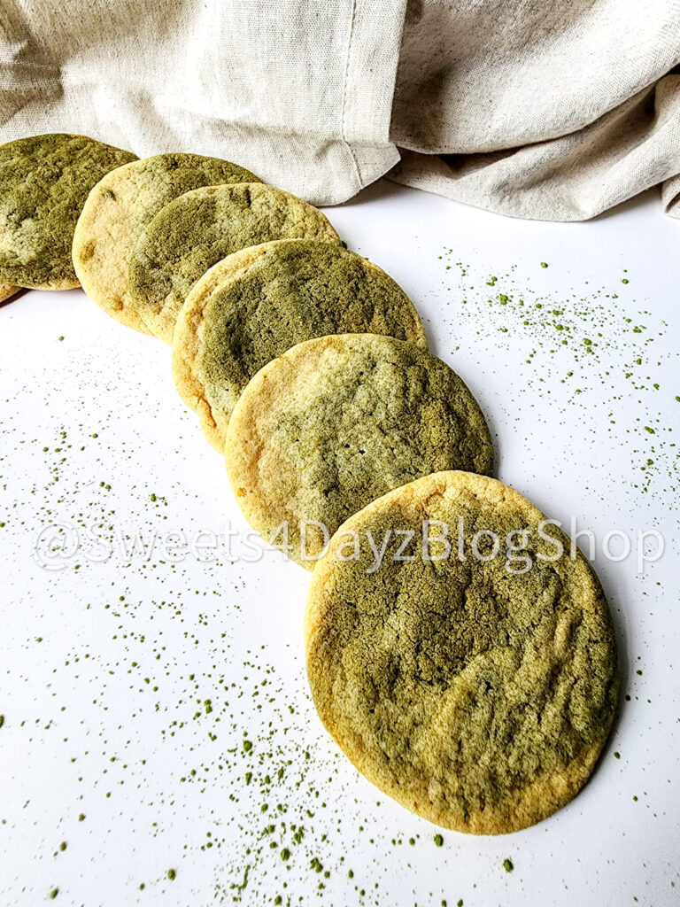 Matcha Latte Cookies on White - Image 2
