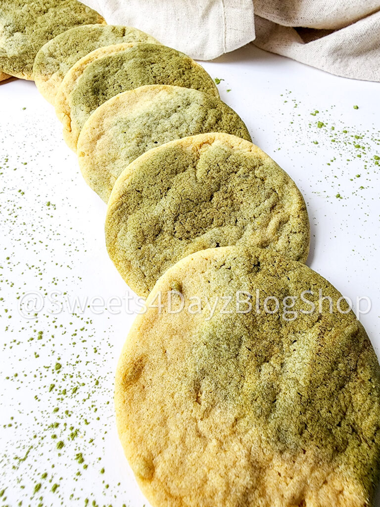 Matcha Latte Cookies on White - Image 7