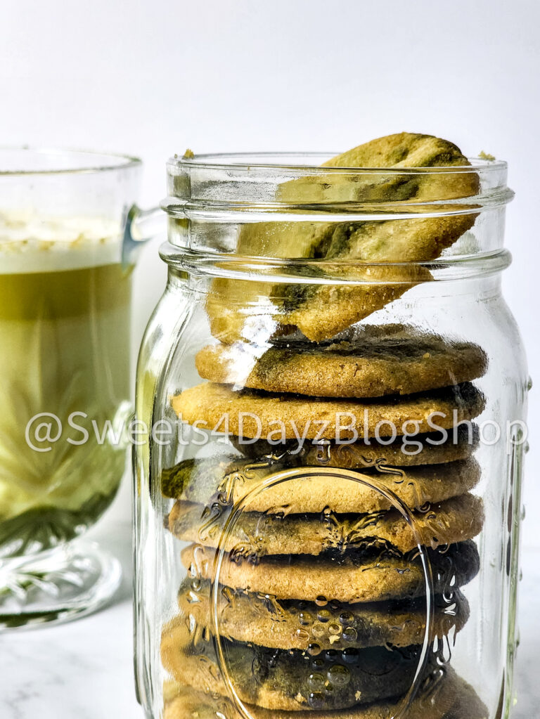 Matcha Latte Cookies on Marble - Image 2