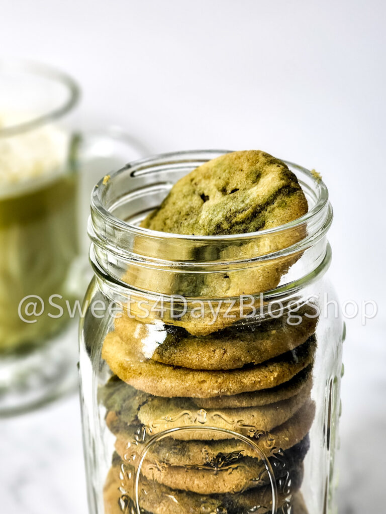 Matcha Latte Cookies on Marble - Image 3