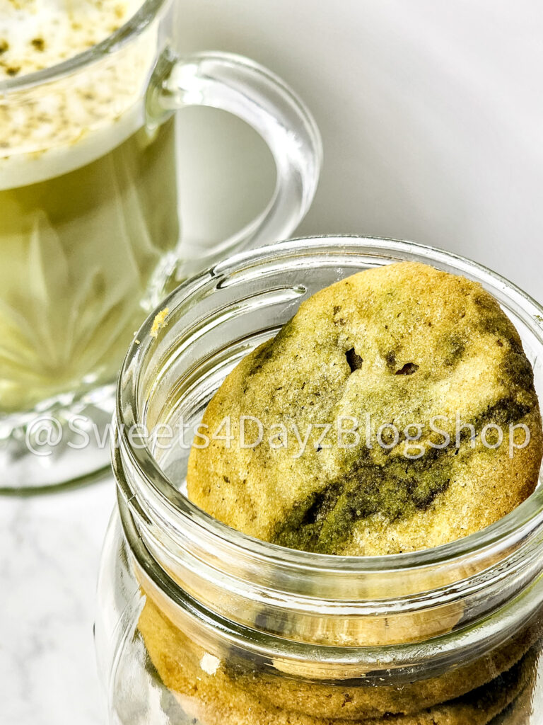 Matcha Latte Cookies on Marble - Image 4