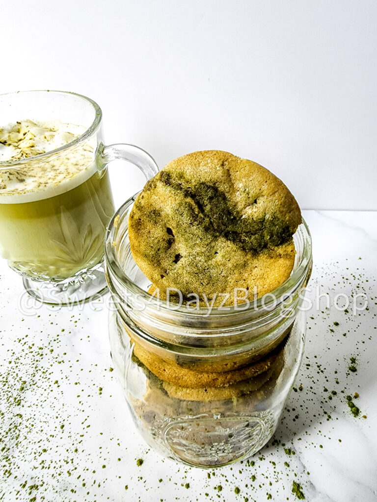 Matcha Latte Cookies on Marble - Image 5