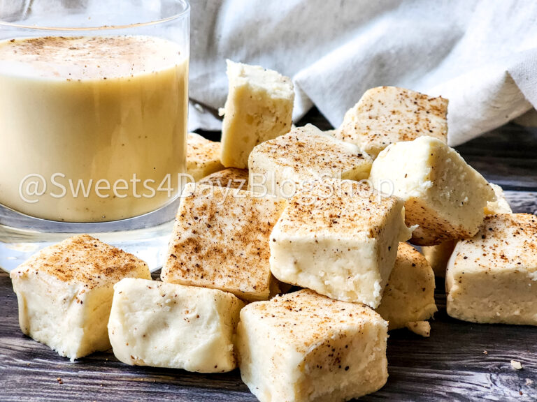 Eggnog Fudge on Grey Wood - Image 6