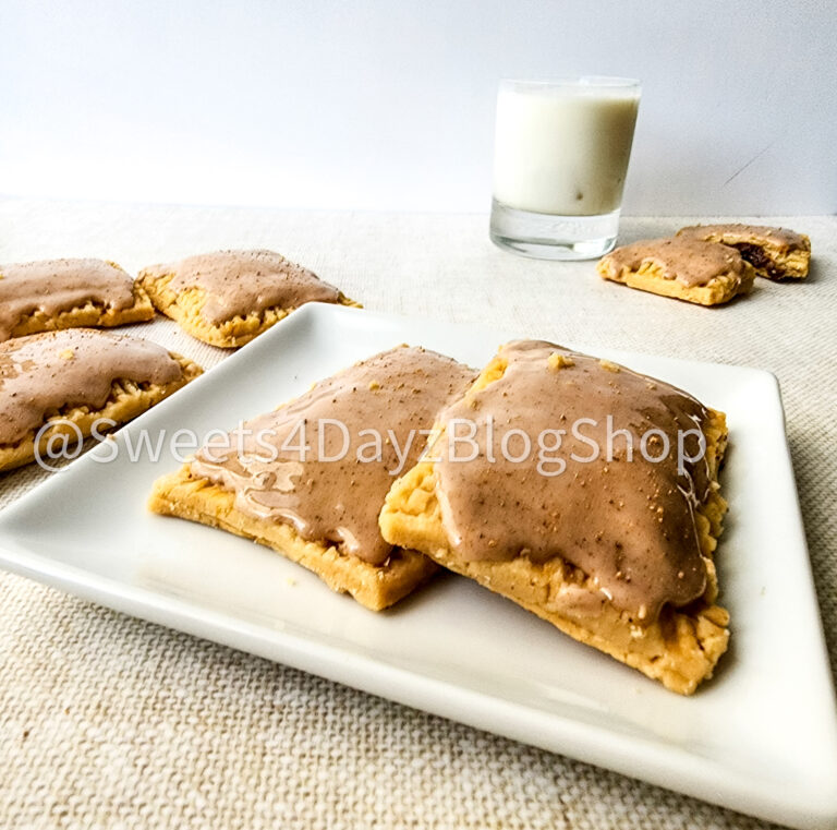 Homemade Vegan Brown Sugar Pop tarts on Linen - Image 2