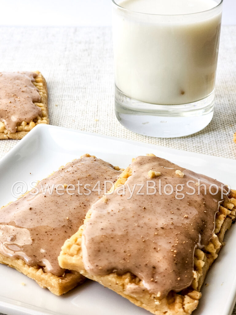 Homemade Vegan Brown Sugar Pop tarts on Linen - Image 5