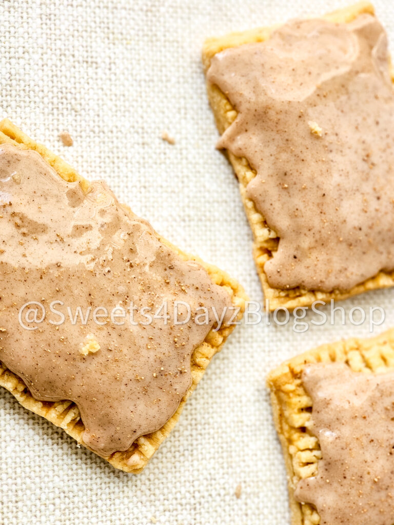Homemade Vegan Brown Sugar Pop tarts on Linen - Image 7