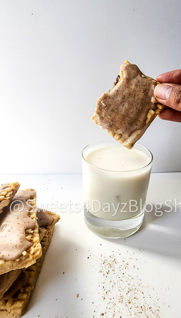 Homemade Vegan Brown Sugar Poptarts on White - Image 5