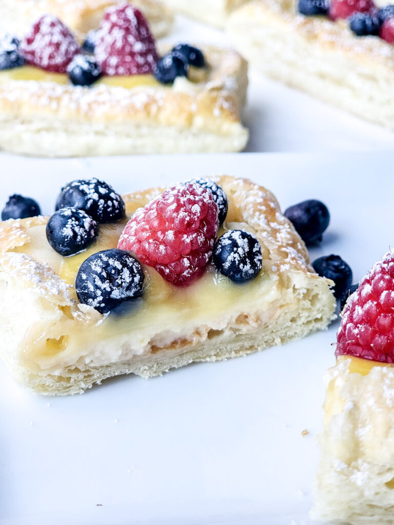 Handheld Puff Pastries on Marble - Image 8