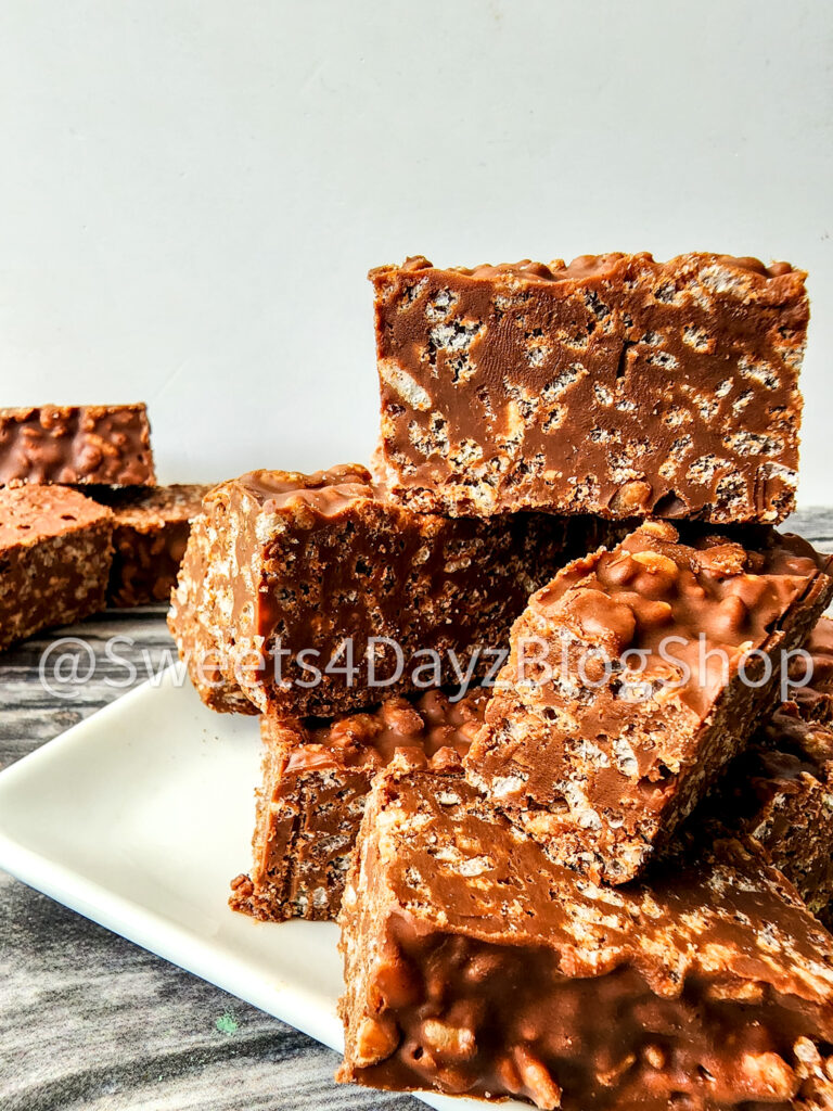 Vegan Crunch Bars on Grey Wood - Image 3