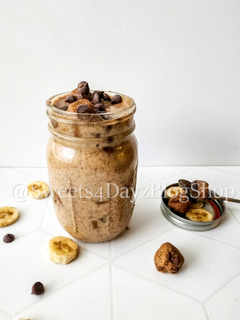Vegan Chocolate Chip Cookie Dough Shake on Rhombus - Image 2