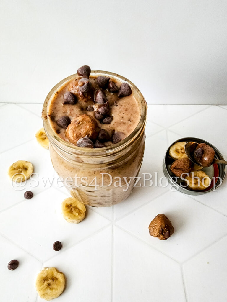 Vegan Chocolate Chip Cookie Dough Shake on Rhombus - Image 3