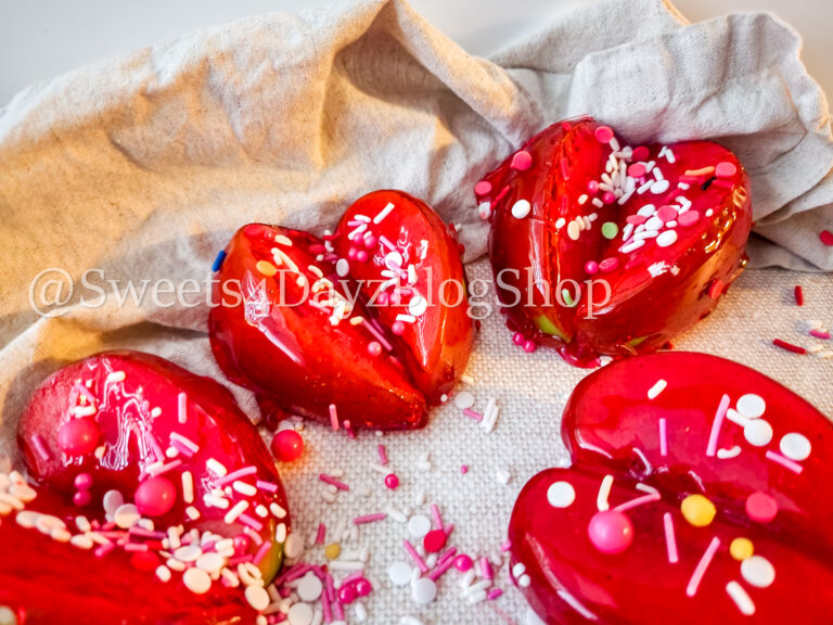 Valentine's Day Candied Hearts on Linen - Image 3