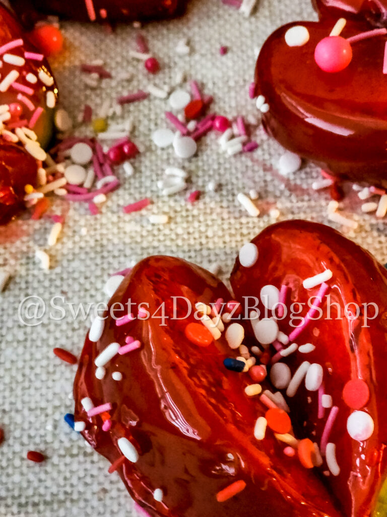 Valentine's Day Candied Hearts on Linen - Image 5