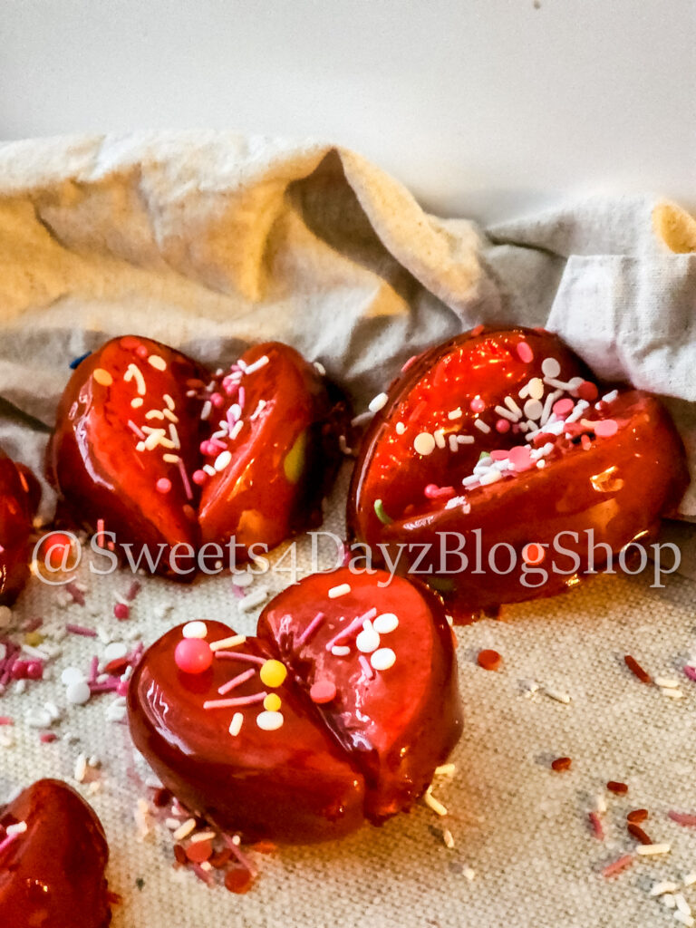 Valentine's Day Candied Hearts on Linen - Image 6
