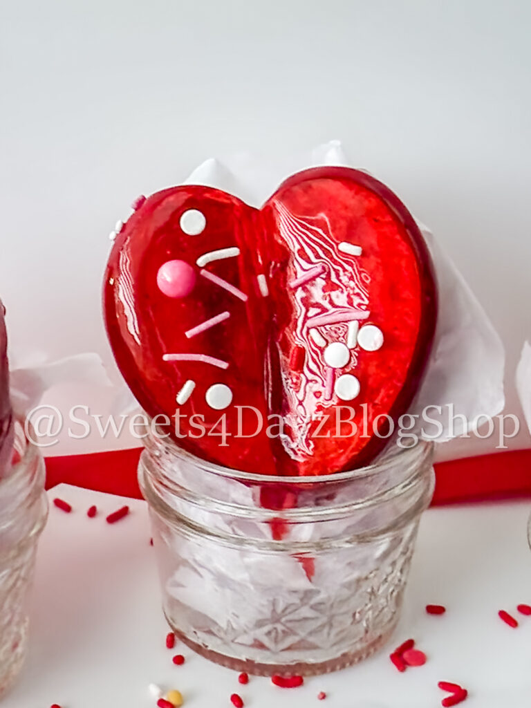 Valentine's Day Candied Hearts on Marble - Image 2