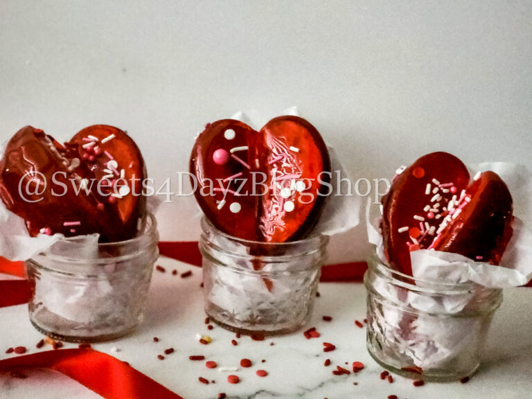 Valentine's Day Candied Hearts on Marble - Image 3