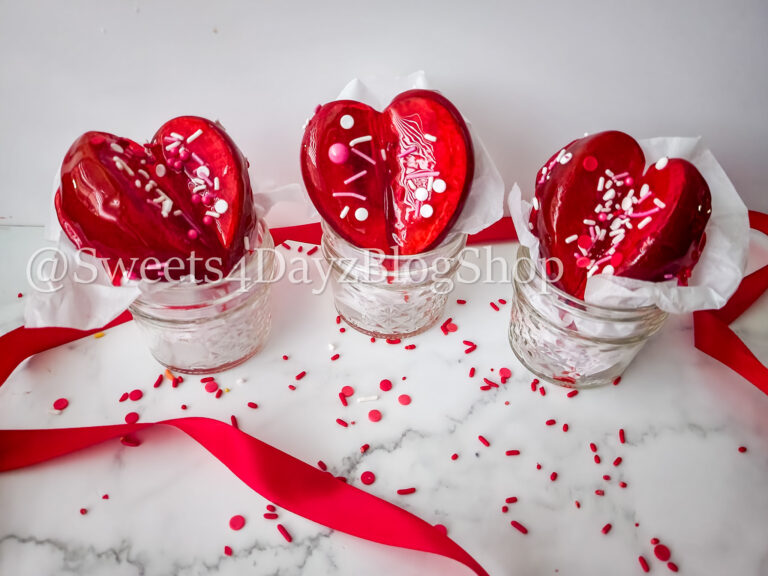 Valentine's Day Candied Hearts on Marble - Image 5
