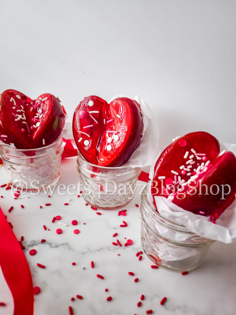 Valentine's Day Candied Hearts on Marble - Image 7