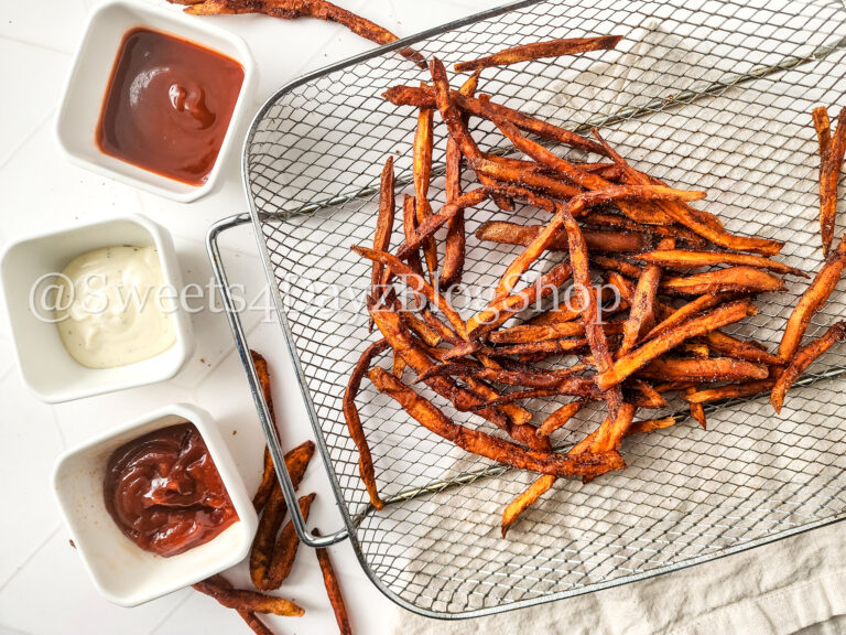 Cinnamon Chili Sweet Potato Fries on Rhombus - Image 4