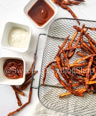 Cinnamon Chili Sweet Potato Fries on Rhombus